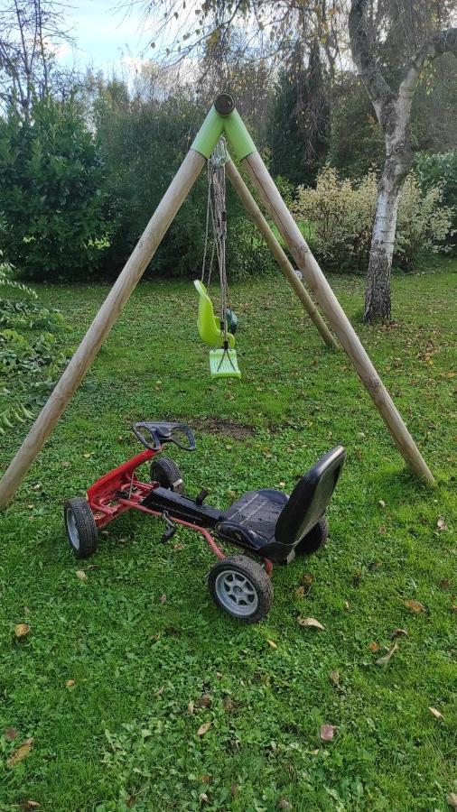 GITE AU PETIT RUISSEAU-Etage et combles-maison alsacienne 4 personnes 3 nuitées minimum Langensoultzbach Esterno foto