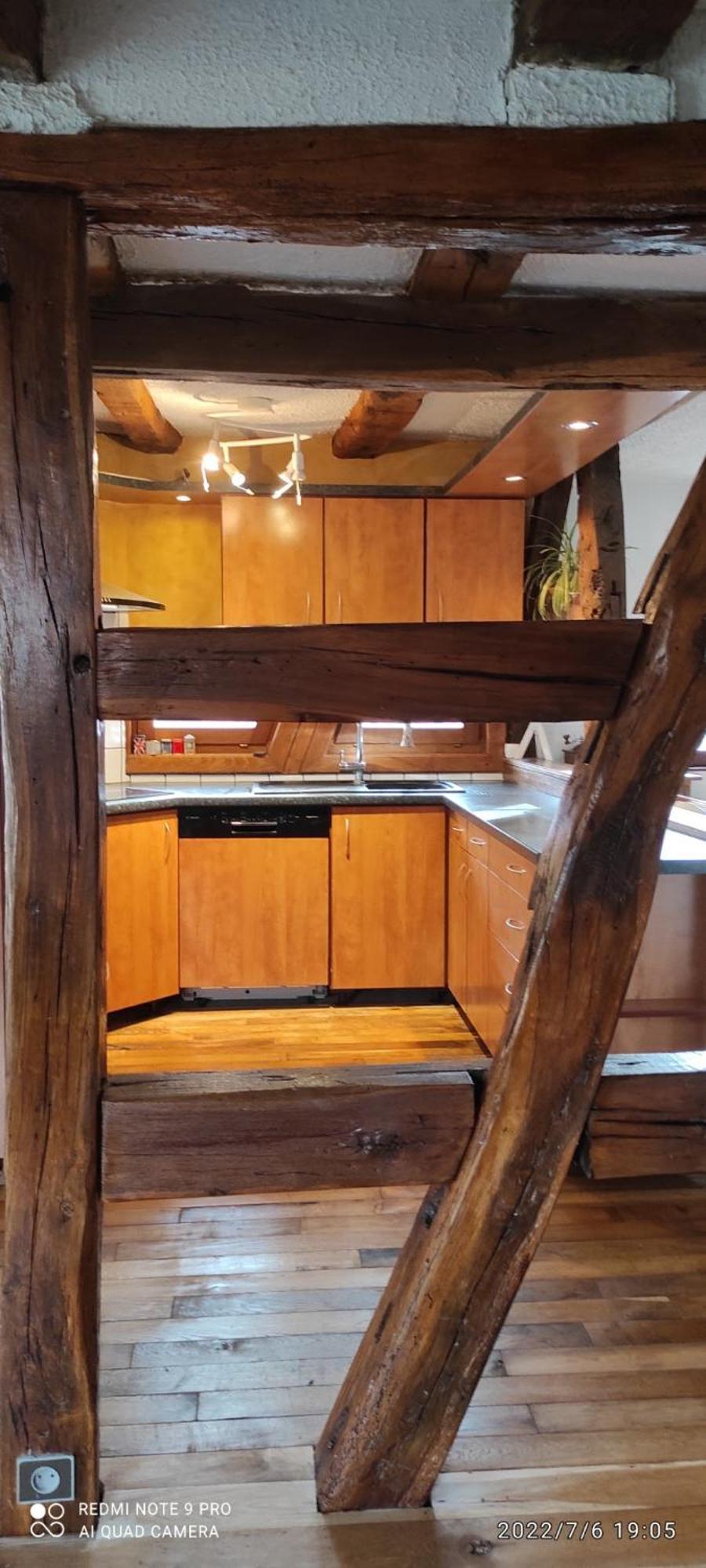 GITE AU PETIT RUISSEAU-Etage et combles-maison alsacienne 4 personnes 3 nuitées minimum Langensoultzbach Esterno foto